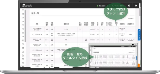 リアルタイム集計