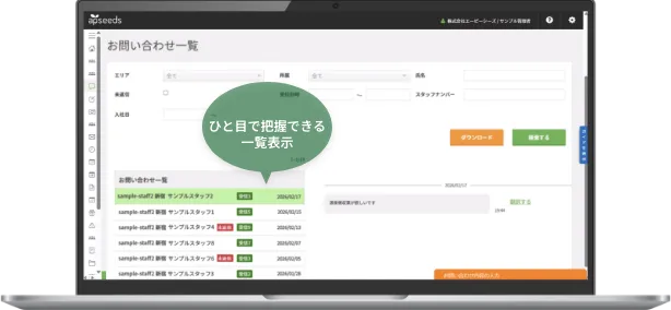 ステータス管理